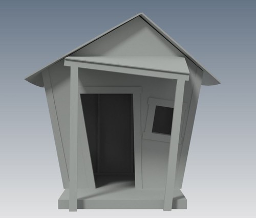 CASA CUBBY TORCIDA - PLAY HOUSE V05 (Planos de construcción) - Diseño MELODÍAS LOONEY - Imagen 5 de 12