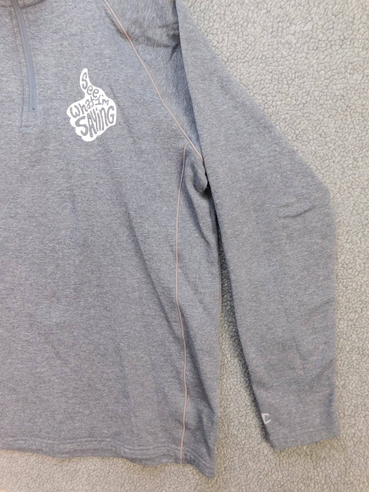 Champion Performance 1/4 Zip Pullover Sweatshirt … - image 5