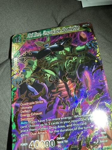Dragon Ball Super BT9-137 SCR Zelle Xeno, unaussprechlicher Gräuel ORIGINAL NM - Bild 3 von 6