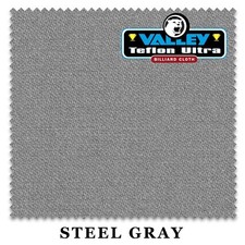 8' Championship Valley Teflon Ultra Billiard Pool Table Felt Cloth - Steel Gray