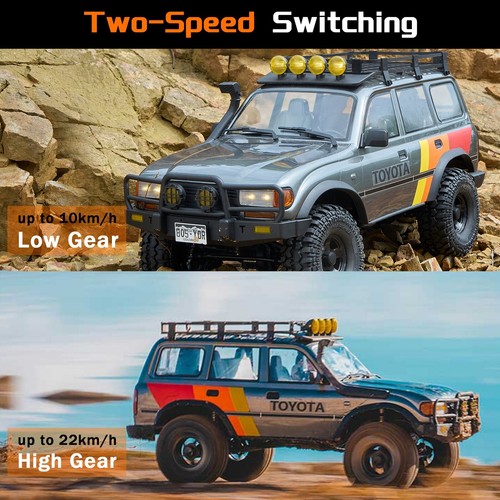 FMS 1/10 FCX10 RC Crawler Land Cruiser LC80 Toyota Licensed 4WD RC Rock Truck - Picture 3 of 6