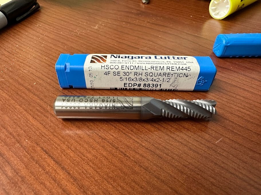 NIAGARA CUTTERS 88391 4FL SE 30 DEG RIGHT HAND SQ TICN 5/16