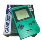 Gameboy Pocket Green Vintage Complete w/Box CIB Working Retro Video Games