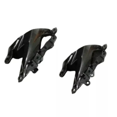 【modify様】Black middle case For KAWASAKI NINJA ZX-6R Bright Black Side Mid Engine Cover