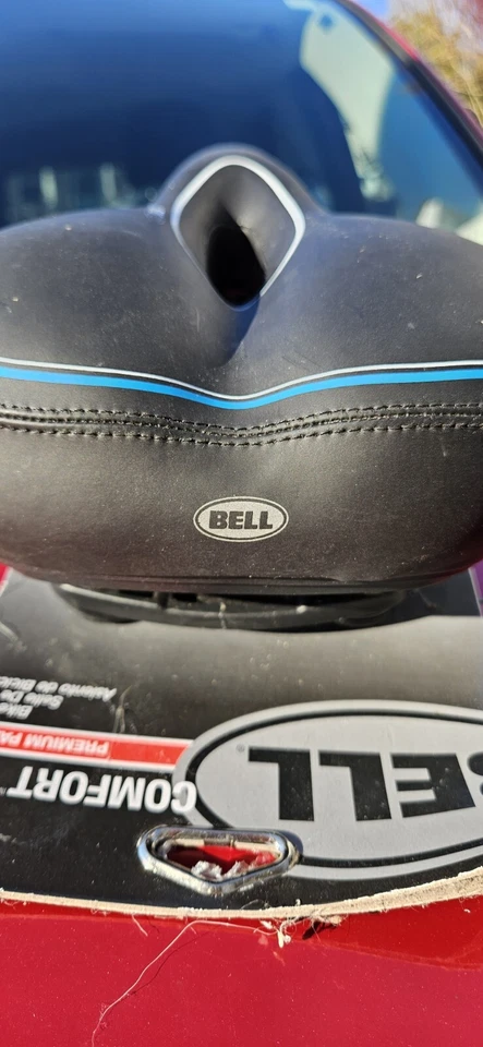 Велосипедное сиденье Bell Sports черное комфортное 820 Soft Tech обивка премиум-класса новое - Изображение 3 из 4