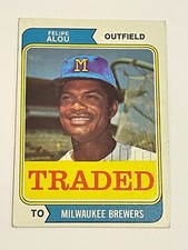 1974 Topps Baseball Traded #485T - Felipe Alou - Milwaukee Brewers