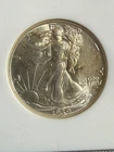 1939 50C Walking Liberty Half Dollar NGC MS65 Precise Detail Gold/Brown Toning