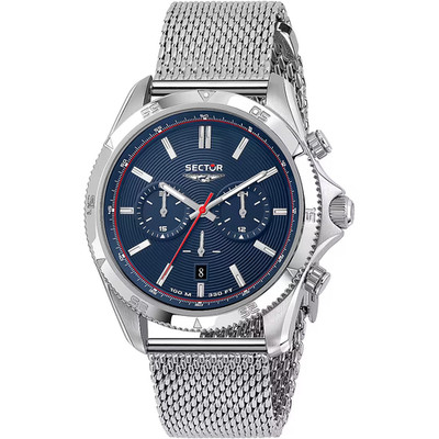 Sector Uhr SGE 650 Ref.  R3273631006 Chrono Quarz Stahl Neu