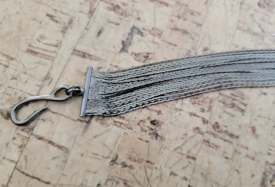 Vintage Silver Metal Mesh Necklace or Belt - Image 2 of 3