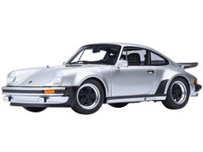 PORSCHE 911 TURBO 3.0 (930) SILVER 1/18 MODEL CAR BY AUTOART 78110