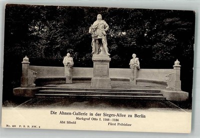 38102276 - 1000 Tiergarten Ahnen Gallerie in d. Sieges Allee Markgraf Otto I.