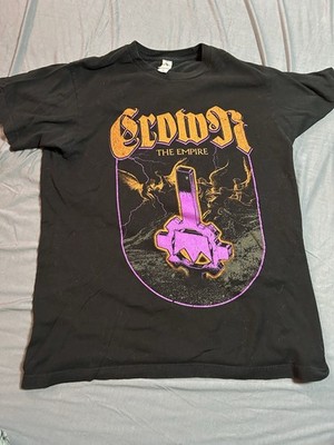 Crown the Empire T Shirt Medium Black 2023 Tour Band Tee Metal Emo Concert