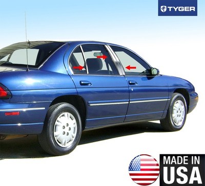 TYGER For 95-01 Chevrolet Lumina 6PC Stainless Steel Chrome Pillar Post Trim