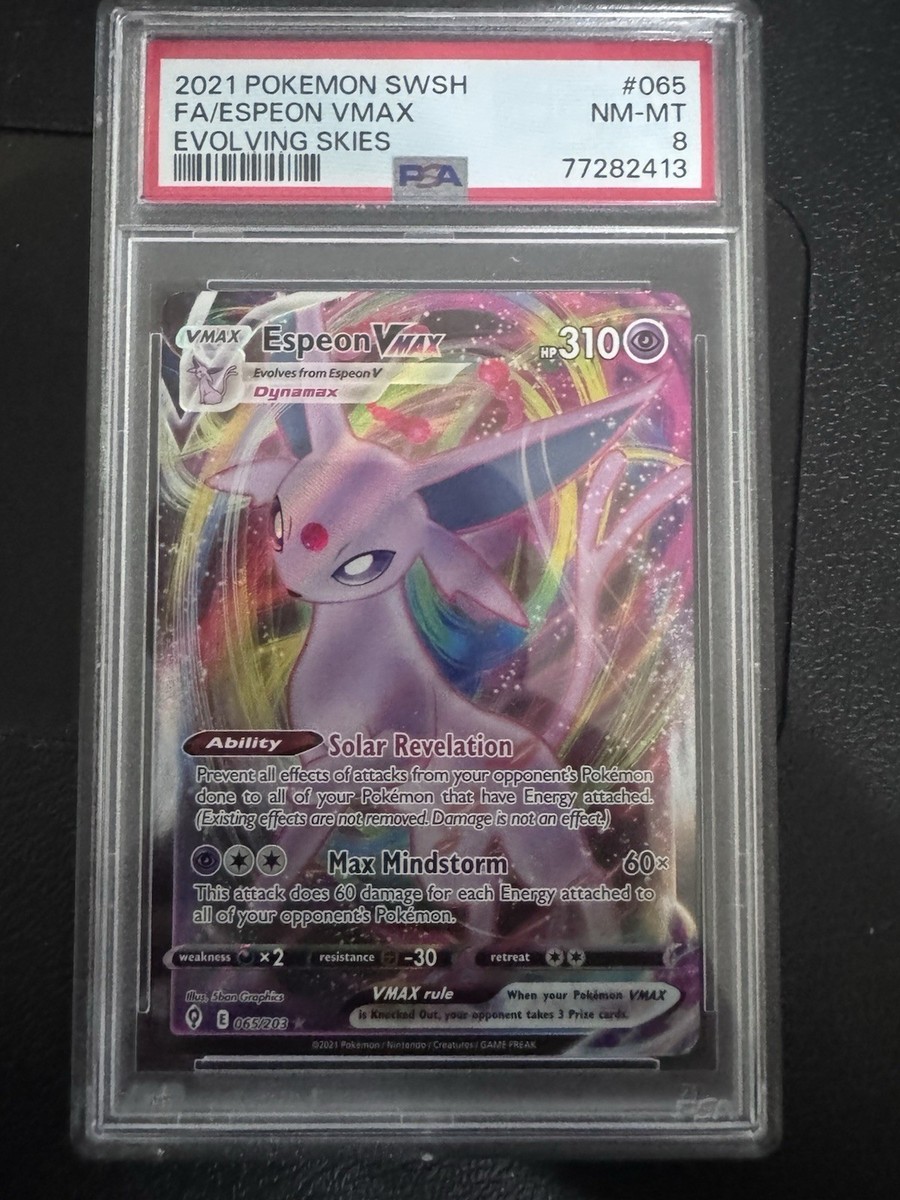 Espeon VMAX 065/203 SWSH07: Evolving Skies Holo for sale