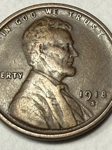 New Listing** 1918-S LINCOLN CENT- VF+ (UPGRADE THAT SPOT IN YOUR SET)  PRICED TO SELL 🔥**