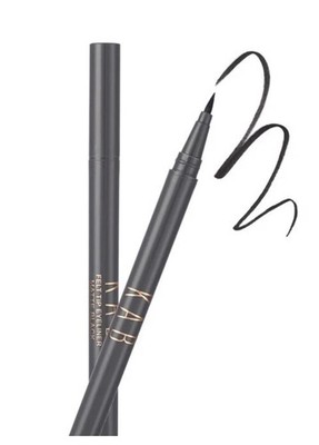 KAB Matte Black Liquid Felt Tip Eyeliner Long Lasting Smudge-Proof- SEALED