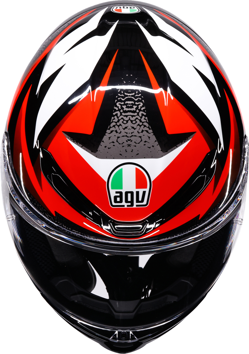 AGV K6 S Helmet - Braven - Black/Red/White - 2XL 2118395016-029