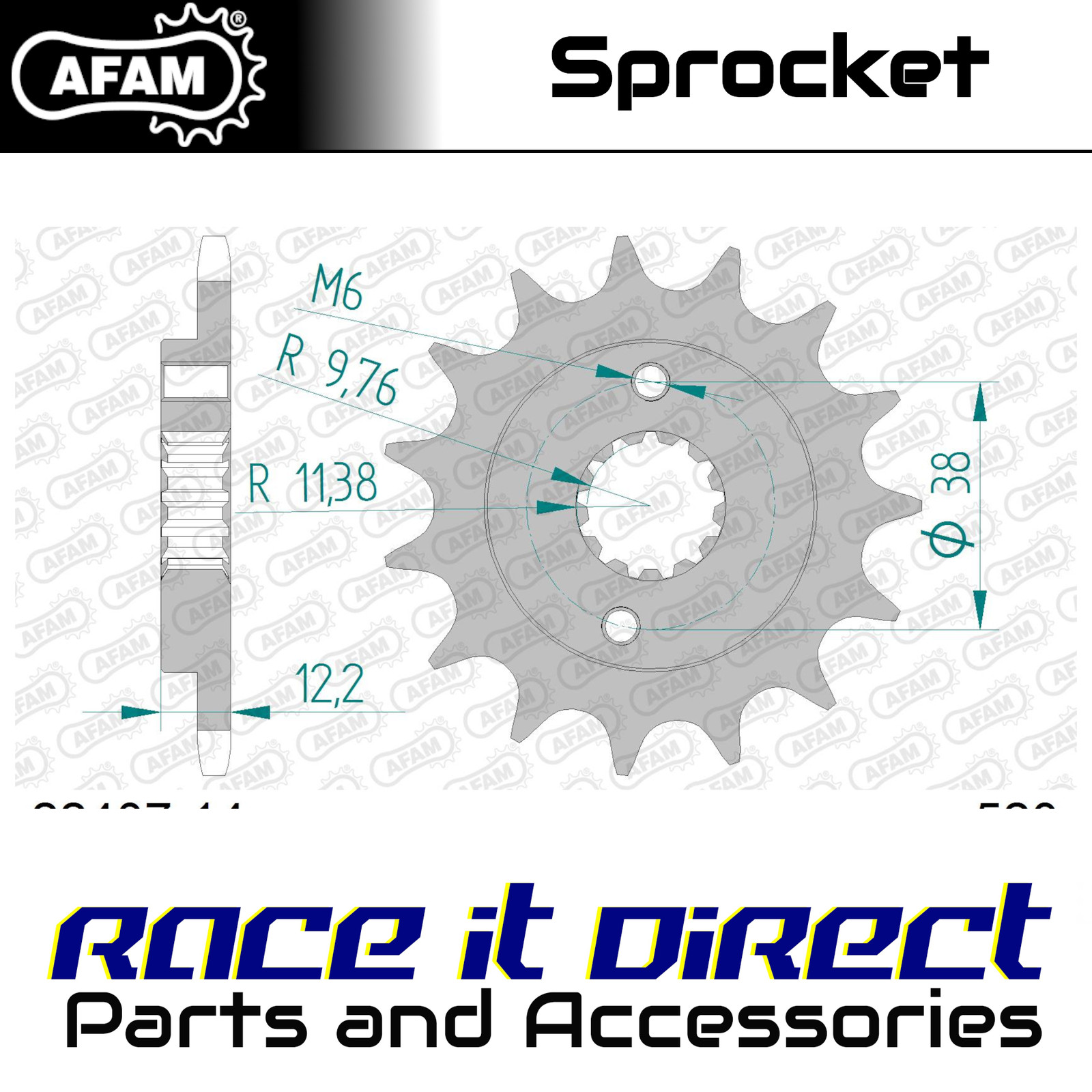 AFAM 22407-14 FRONT 14T, 520