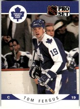 1990-91 Pro Set #279 Tom Fergus Toronto Maple Leafs NHL Hockey