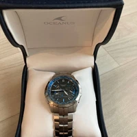 CASIO OCEANUS OCW-S1400-1AJF Manta Solar Radio Titanium Men's Watch.s