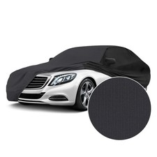 For Honda Civic 06-11 Satin Stretch Indoor Dark Gray Custom Car Cover W Black