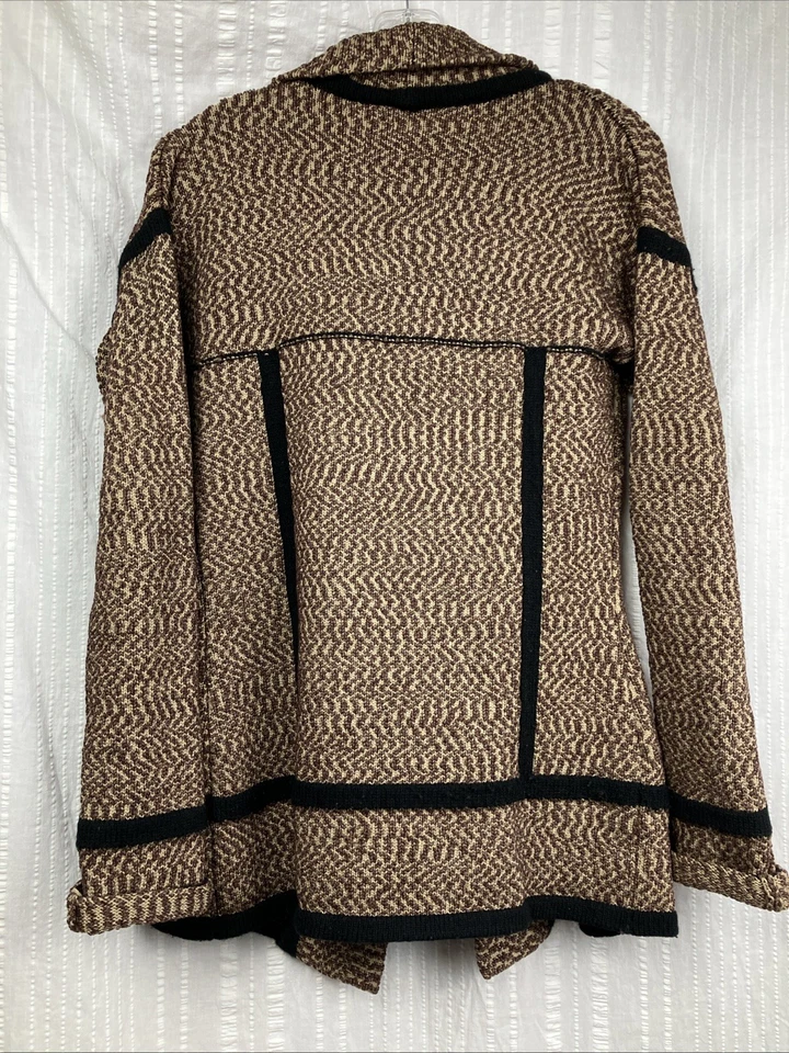 S Dries Van Noten Hecho en Bélgica Grueso Cárdigan Suéter Cinturón Foto 2 de 3