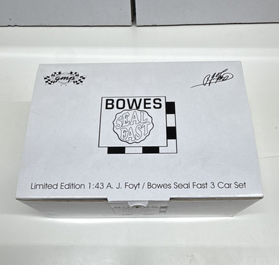 GMP 1:43 A. J. Foyt Bowes Seal Fast Indy 2001 Diecast 3 Car Set w/ Case
