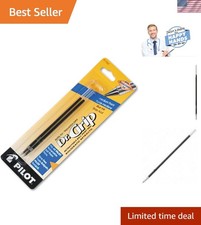 Dr. Grip Ballpoint Ink Refills for Retractable Pens, Medium Point, Blue Ink, ...