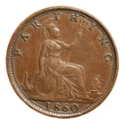 1860 Victoria Farthing — photo from another recent sale