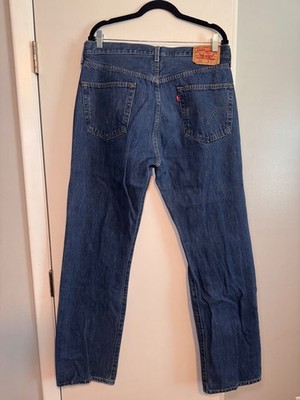 Men s Y2K Levi s 501 36x34 100% cotton factory stamp 689. 