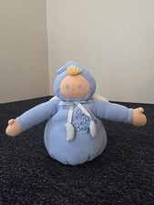 Baby Gund Bundle Of Blessings Blue Angel Chime Rattle God Bless Baby 8" Plush