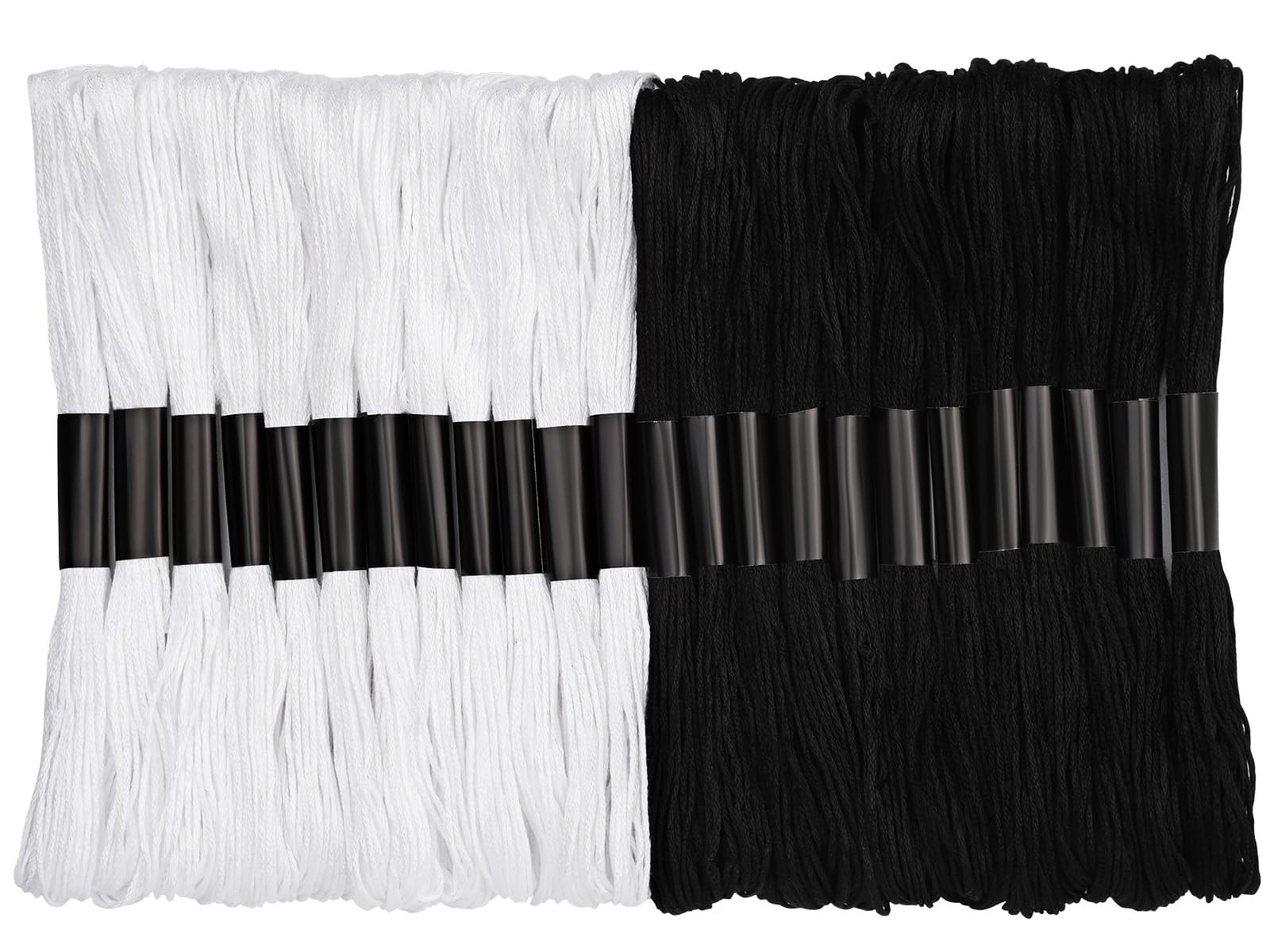 Thread, Black And White Series Embroidery Floss, Cotton ...