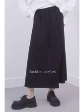Japanese Women's Casual Street Style Irregular Wide-leg Pants Culottes Ladies