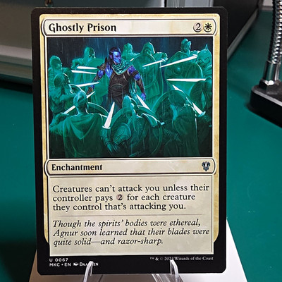 Wizards of the Coast Ghostly Prison Commander MKM Regular Enchantment 0067