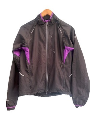 Karrimor Run X-Lite 2in 1 Running Jacket Black And Purple Size 10