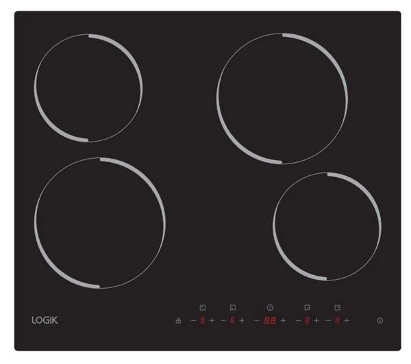 LOGIK LCHOBTC23 59cm Electric Ceramic Hob - Black