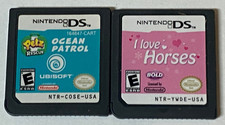 Nintendo DS Lot of 2 - Petz Rescue & I Love Horses - ELcx583