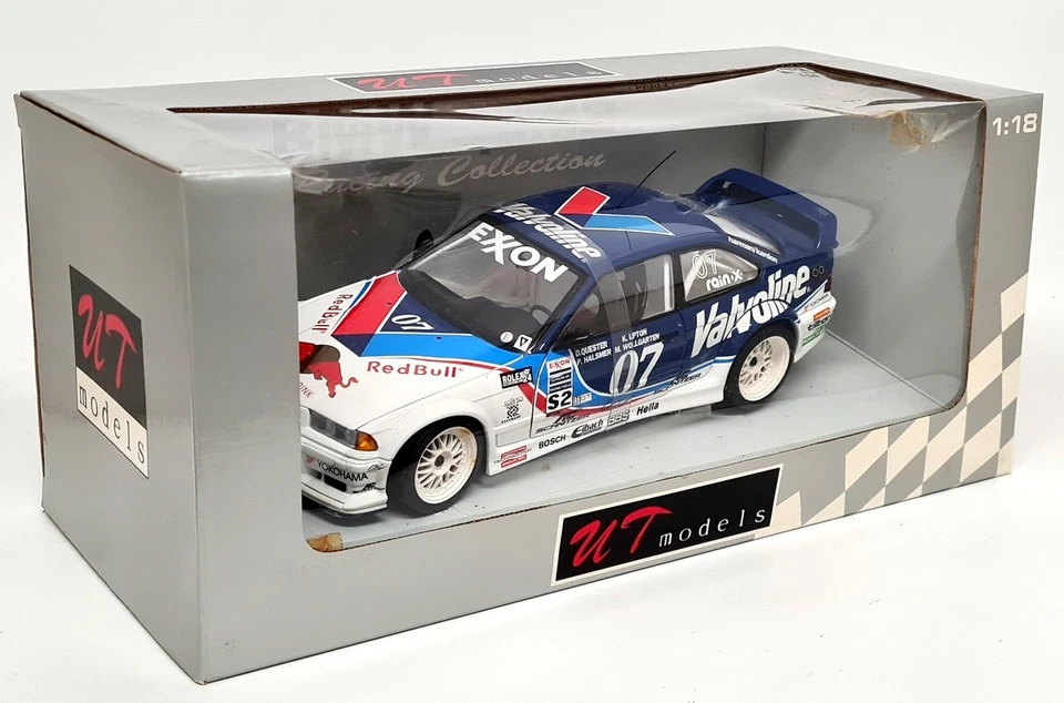 Coche modelo a escala diecast UT 1/18 BMW M3 GTR e36 Daytona 1996 Valvoline #07 Foto 2 de 4