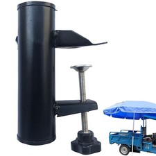 Patio Umbrella Holder Bench Buddy Deck Umbrella Stand Metal Clamp Holder Clip