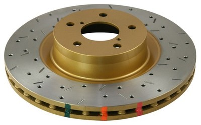 DBA For 4908XS 4000 Series Rear Drilled & Slotted Rotor   Fits Nissan 300ZX
