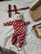 Vintage Hagelle's Clown Marionette with the Exculsive Patented Airplane Control