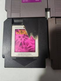 NES GAME LOT Eliminator Boat Duel Mendel Palace Mickey Krazy Kreatures Test+Work