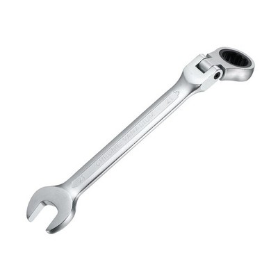 Ratschenschlüssel mit flexiblem Kopf 21mm 72 Zähne für metrisch