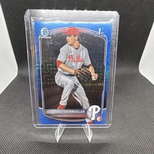 Bowman 2025 Draft Cade Obermueller Blue Mojo Refractor Chrome /150 Phillies