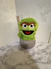 Sesame Street Oscar The Grouch Plush 50 Years Counting Toy Factory Stuffed Toy