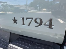 Tailgate Letter Inserts Compatible with 2022-2026 Tundra 1794