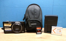 SONY Cyber Shot DSC-WX100 Digital Camera HD 18.2MP w/Card/Battery/Charger/Case