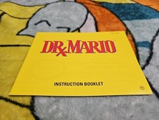 Dr. Mario Nintendo NES Instruction Booklet Manual ONLY