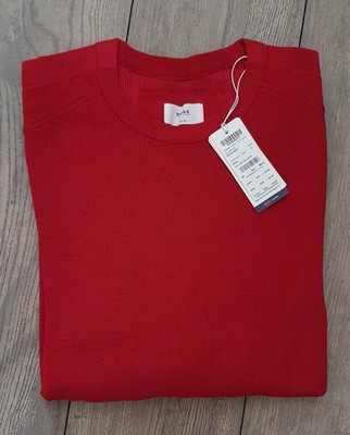 Brax Style Roy Pullover 3XL Rot Cotton Wool Wolle zu Gant Jeans