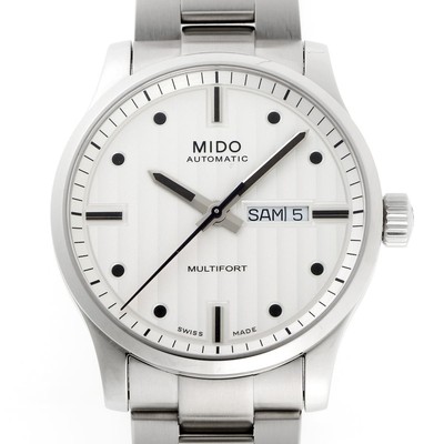 MIDO Multifort Automatic M005.430.11.031.80 Silver Dial SS Watch